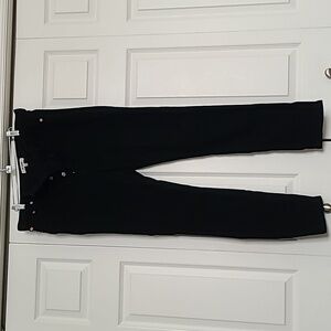 Re/Done High Waist Straight Leg  Black Jeans
